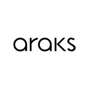 Araks logo, get coupon code for 20% off