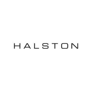 Halston logo, get coupon code for 20% off