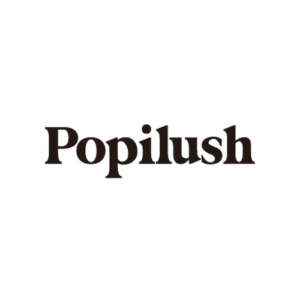 Popilush logo, get coupon code for 15% off
