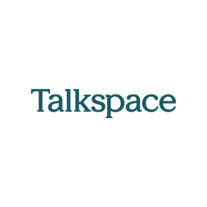 Talkspace logo, get coupon code for $100 off